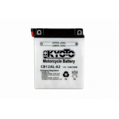 Batterie KYOTO YB12AL-A2 ( = YB12AL-A ) Conventionnelle Avec Entretien - Livrée Avec Pack Acide