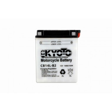 Batterie KYOTO YB14L-B2 Conventionnelle Avec Entretien - Livrée Avec Pack Acide