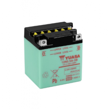 Yuasa - Batterie Acide avec entretien 12N5.5A-3B