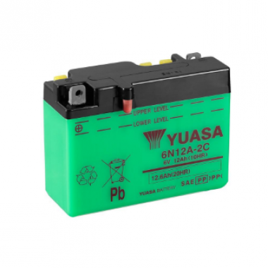 Yuasa - Batterie Acide avec entretien 6N12A-2C/B54-6