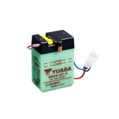 Yuasa - Batterie Acide avec entretien 6N2A-2C-3