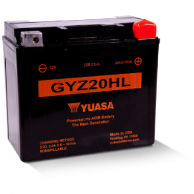 Yuasa - Batterie HP SLA-AGM - Sans Entretien - GYZ20HL