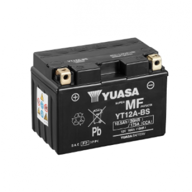 Yuasa - Batterie AGM - Sans Entretien - YT12A-BS