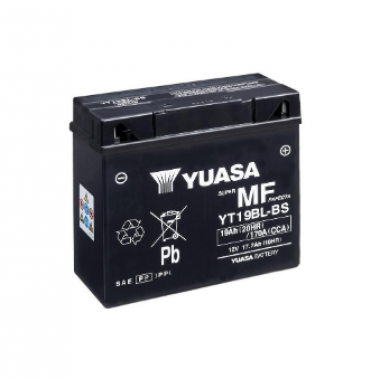 Yuasa - Batterie AGM - Sans entretien -YT19BL-BS