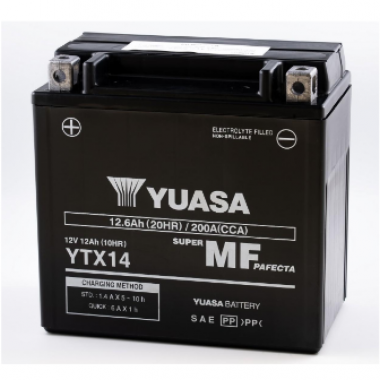 Yuasa - Batterie SLA- - Sans Entretien - YTX14