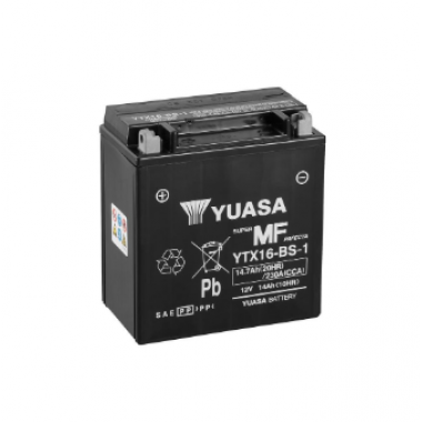 Yuasa - Batterie -AGM - Sans Entretien - YTX16-BS-1