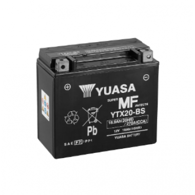 Yuasa - Batterie -AGM - Sans Entretien - YTX20-BS