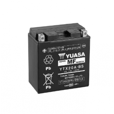 Yuasa - Batterie -AGM - Sans Entretien - YTX20A-BS